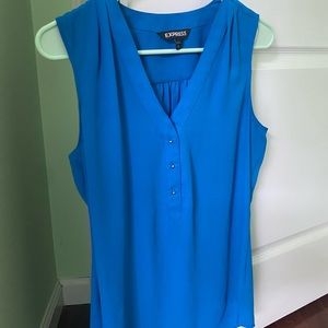 Express Women’s Dress Tank Blue